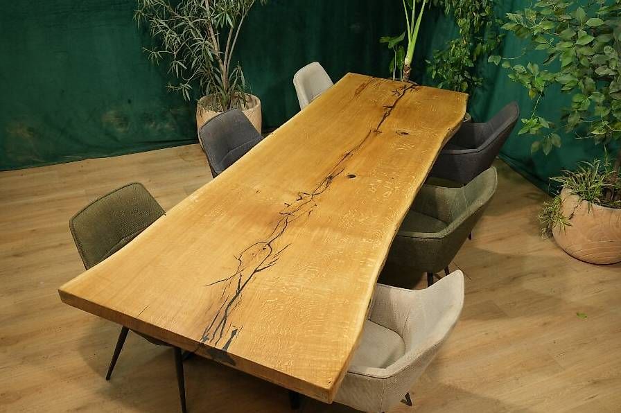 Tavoli: Baumscheibentisch aus Eiche - Ein Unikat aus der Natur – Usato da Walchwil venduto da Swissdesign_Haag 3