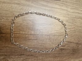Silberfarbene Halskette, Modeschmuck, neuwertig!