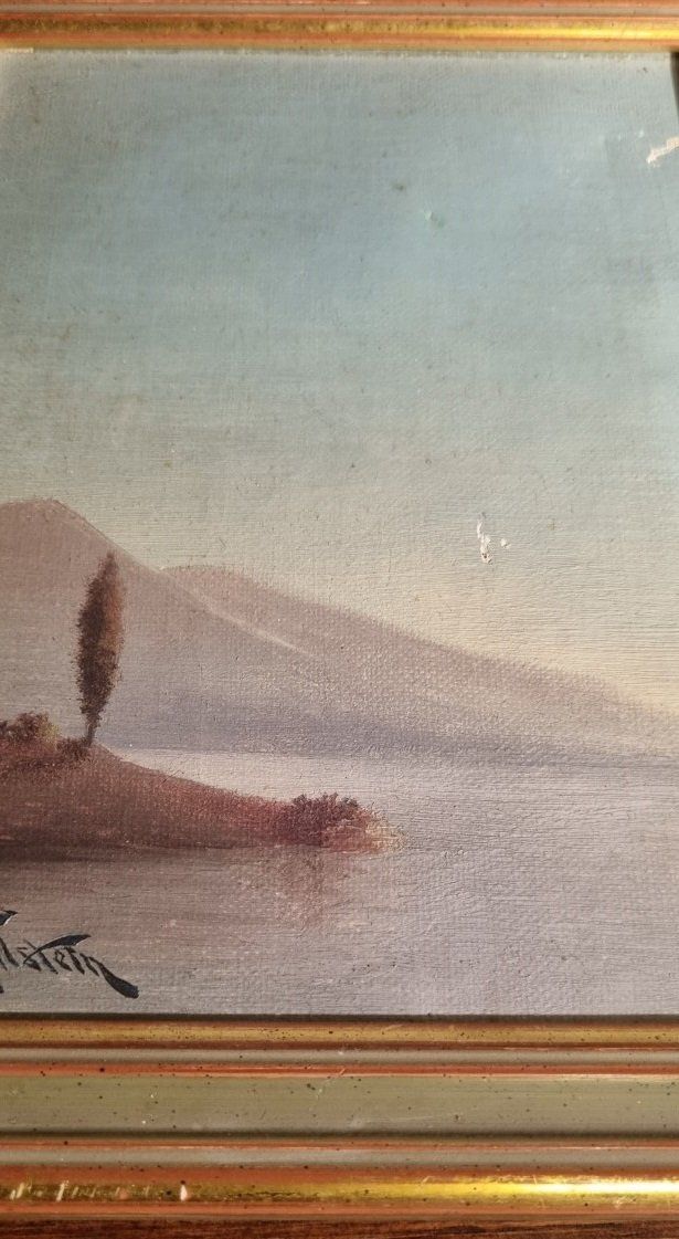 Dipinti: Kleines Gemälde aus einer Kunstsammlung – Usato da Flums venduto da Flumsantik 1