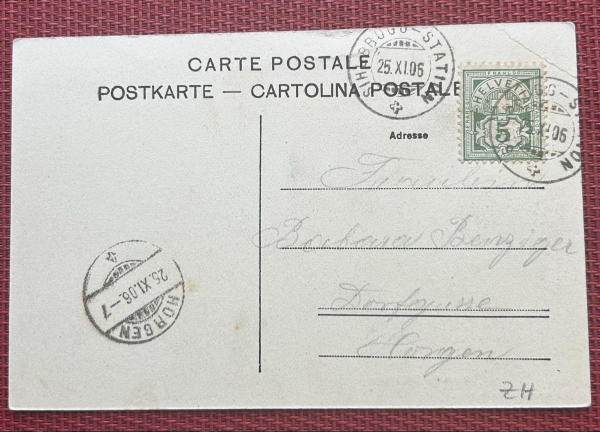 Cartoline postali: Sihlbrugg Station  – Usato da Horw venduto da Tellbub 1