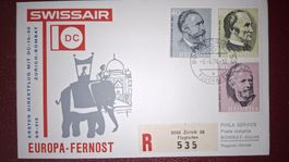 Swissair Zürich - Bombay 06.04.1974