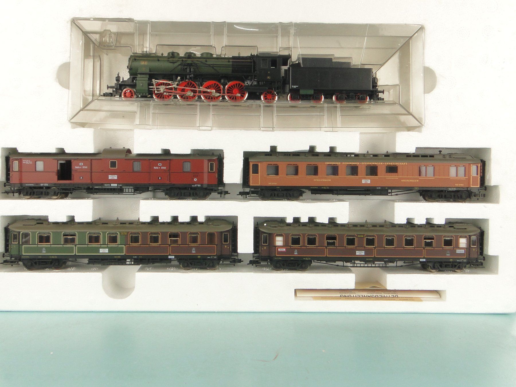 Fleischmann Modellini di ferrovie: Fleischmann 4885 Preussischer Personenzug – Usato da Bülach venduto da cann11