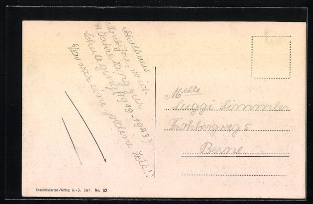 Cartes postales: AK Bern, Mädchensekundarschule Monbijou – D'occasion à Berlin par bartko-reher 1
