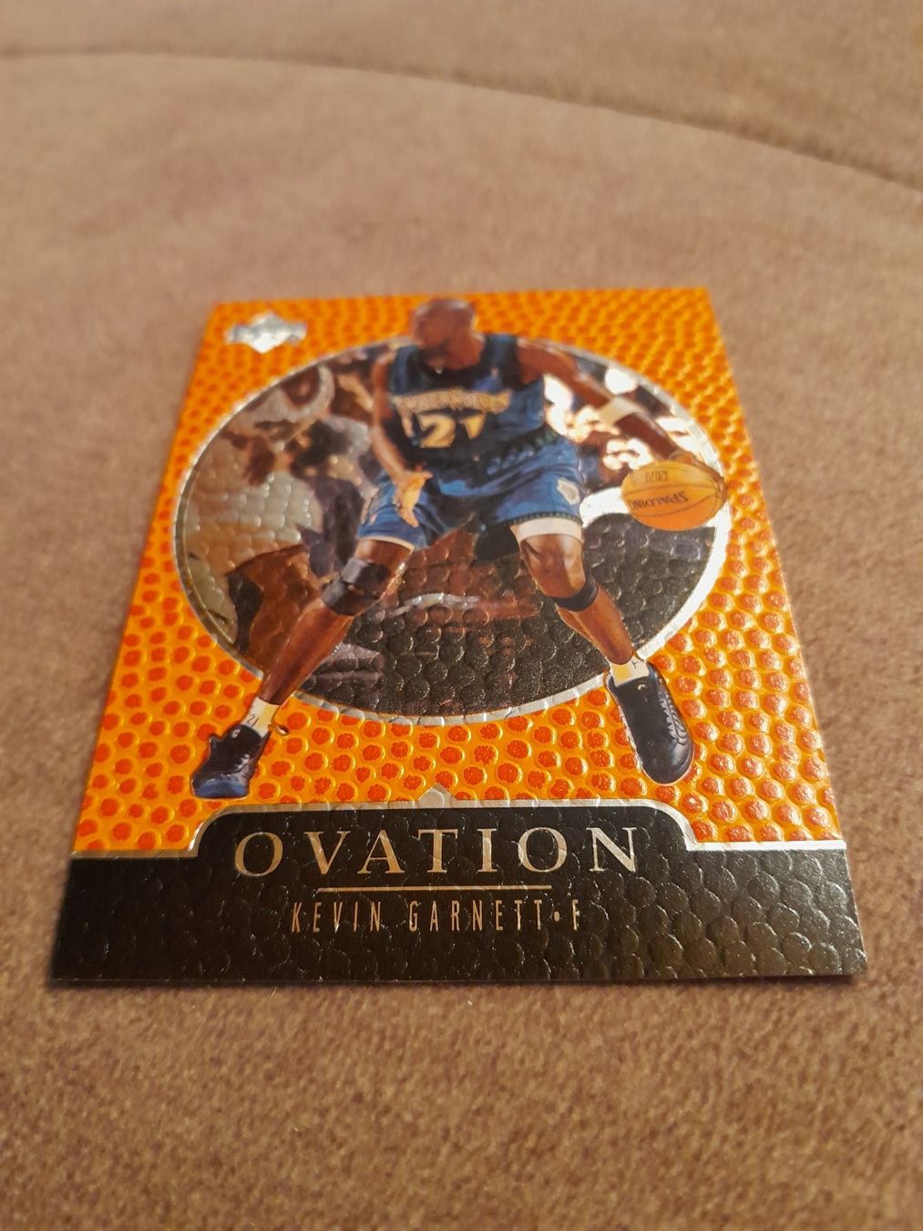 Sammelbilder & Trading cards: Upper Deck Ovation, 1998-99, Nr. 38, Kevin Garnett – Gebraucht aus Neuheim von discovery27 2