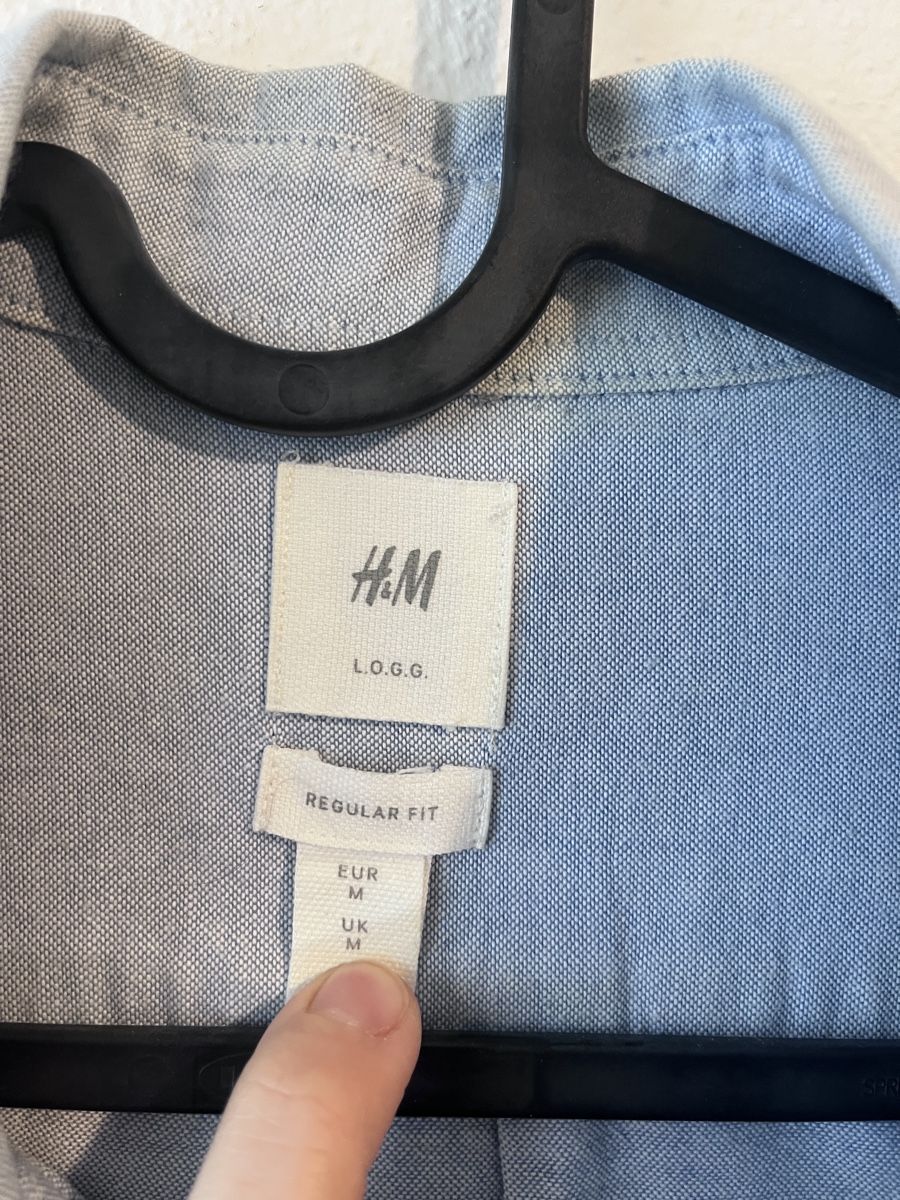 Camicie: H&M Herrenhemd, Gr. M, Hellblau, – Usato da Bern venduto da dan_h5yr 1
