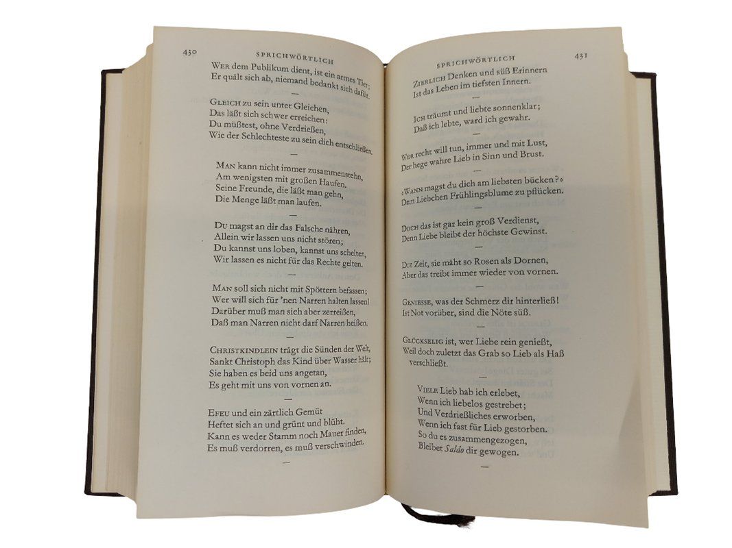 Libri: GOETHE GEDICHTE 1 Band 1 – Usato da Hünenberg venduto da Restwert_Zug 5