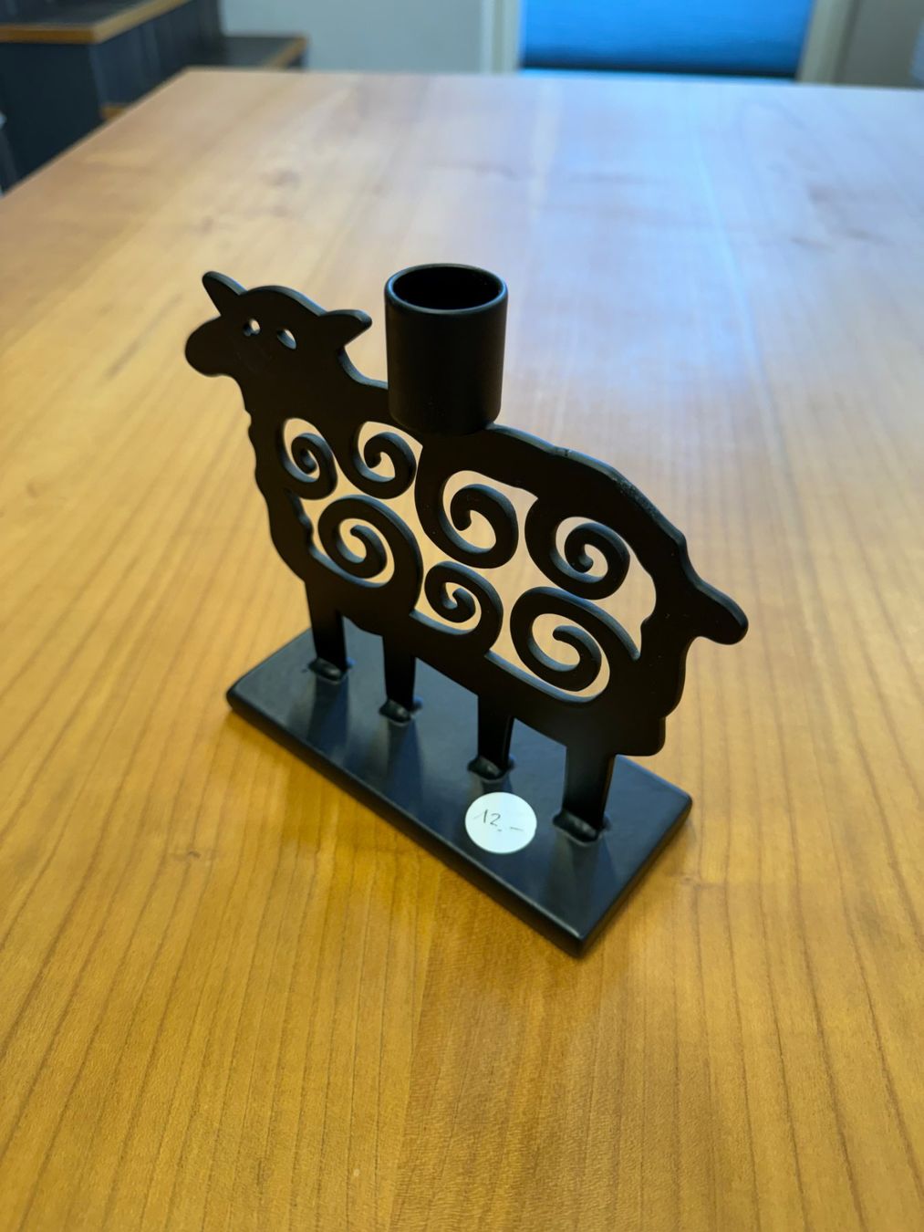 Portacandele: Kerzenständer Schaf aus Metall, schwarz – Nuovo (secondo la descrizione) da Winterthur venduto da hannes1812 3