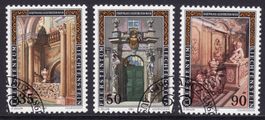 Liechtenstein: Satz ZNr. 865-867 (Stadtpalais in Wien, 1987)