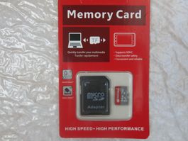 Micro SD Karte 64 GB mit Adapter neu und originalverpackt