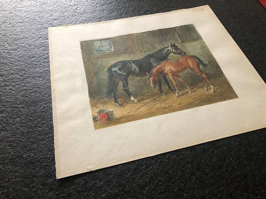 Dipinti: Iwan E. Hugentobler Aquarell – Usato da Gossau ZH venduto da peabo 4