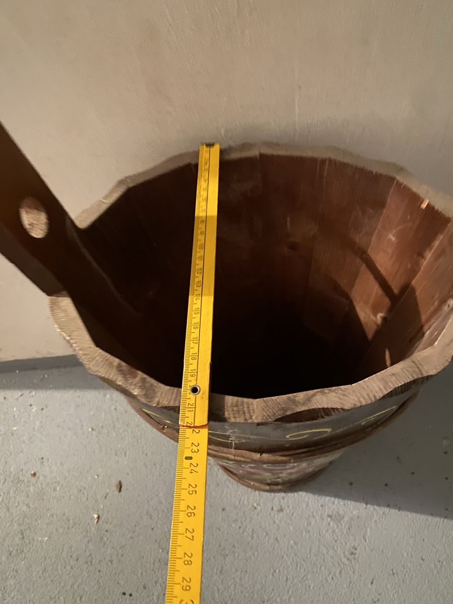 Sonstige Büroeinrichtungen: Holz Schirmständer Vintage Handbemalt – Gebraucht aus Buchrain von Sisi83 4