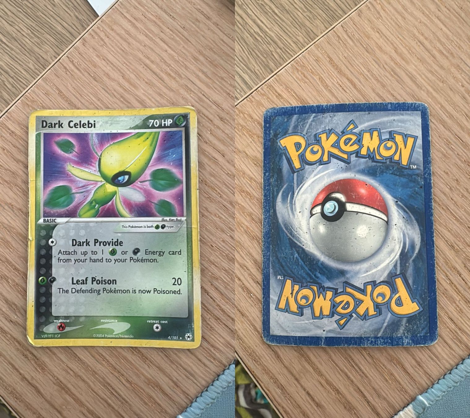 Pokémon Sammelbilder & Trading cards: Carte Pokémon Dark Celebi 4/101 Basic 2004 – Gebraucht aus Chavannes-Renens von skywalker1942