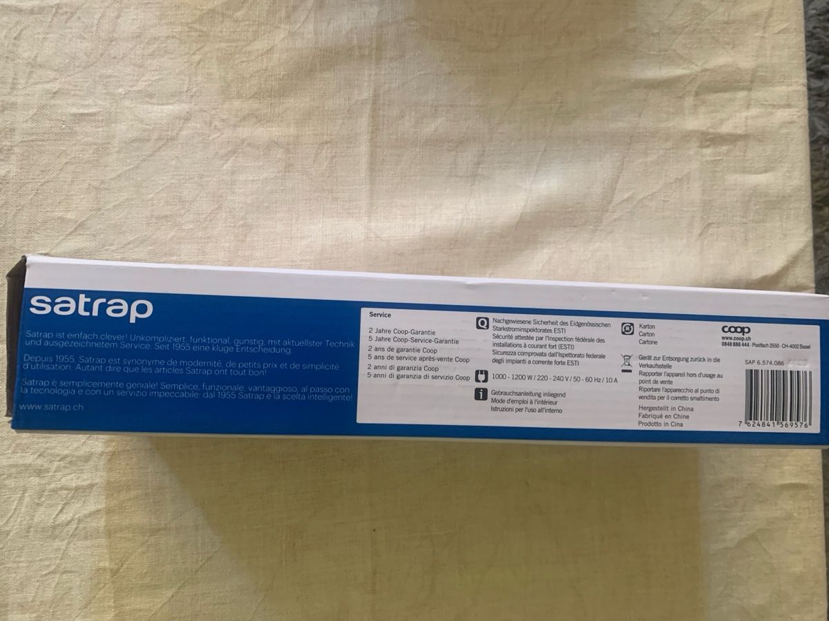 Lockenstäbe & Haarglätter: Warmluft-Styler mit Ionenfunktion, Cirr XA, satrap – Neu und originalverpackt aus Zürich von 1979mausi 3