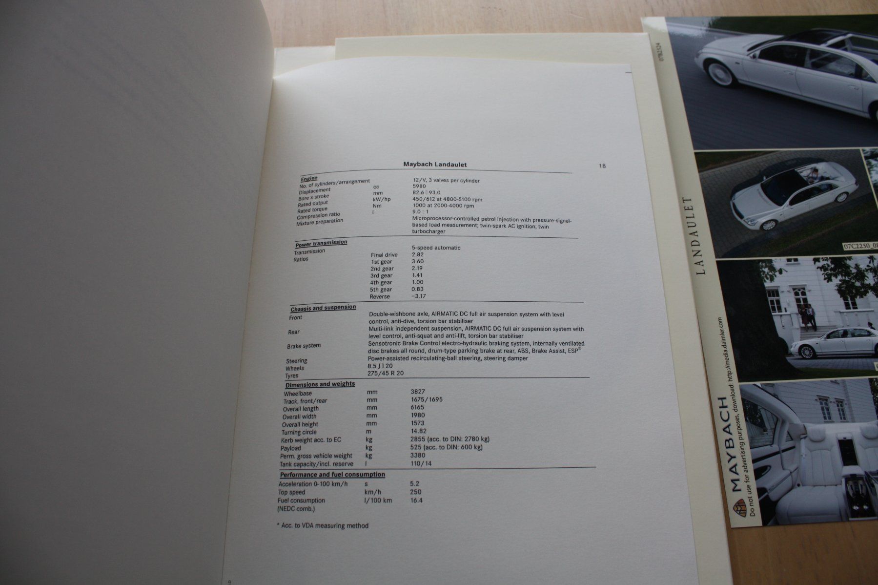 Maybach Documenti: Maybach Landaulet Pressemappe/CD Genf 2008 – Usato da Wikon venduto da erwin400 2