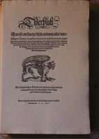 Conrad Gessner: Thierbuch (Faksimile der Froschauer-Ausgabe)