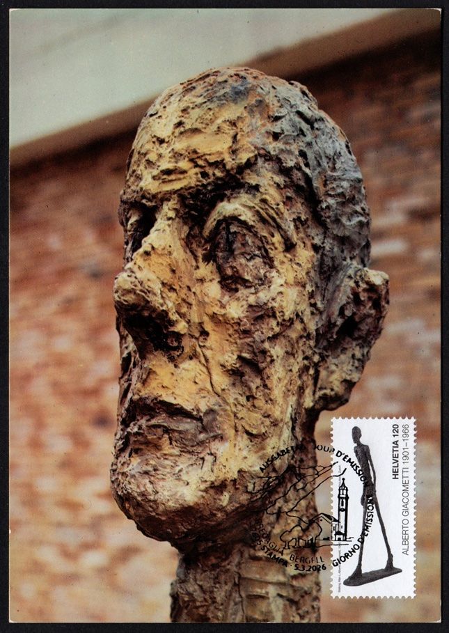 Alle Briefmarken: Maximumkarte Alberto Giacometti – Neu (gemäss Beschreibung) aus Dottikon von haeusibuh5