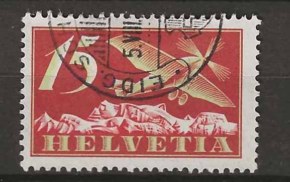 Alle Briefmarken: PA003 - Pro Aero F3 obl. – Gebraucht aus Trélex von Phil_Albert
