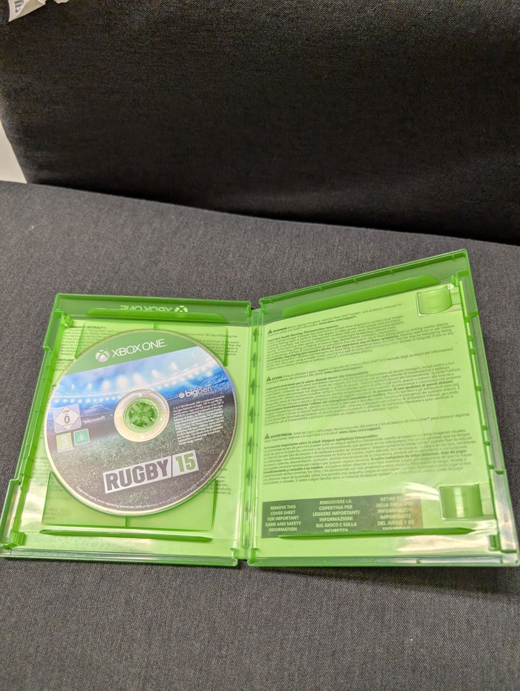 Giochi: Rugby 15 Microsoft Xbox Series x / one – Usato da Giubiasco venduto da Ticinerd 2