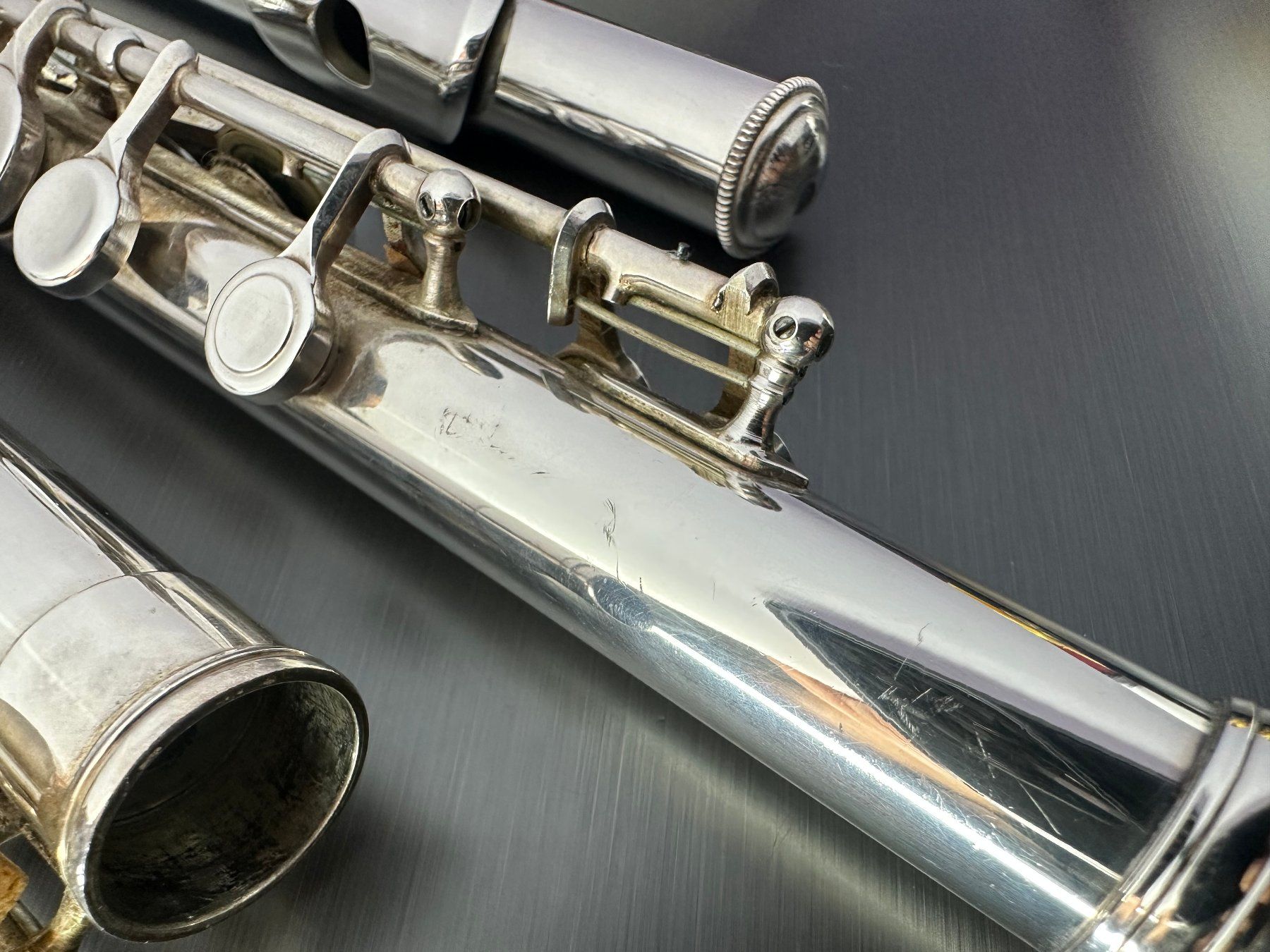 Strumenti musicali: Querflöte Martin Freres Paris 1740, Silbern – Usato da Arisdorf venduto da Liquidus 4