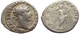 TRAJAN AR Denarius (102 AD)
