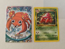 Pokémon Karte Topps Paras und Parasek Jungle guter Zustand