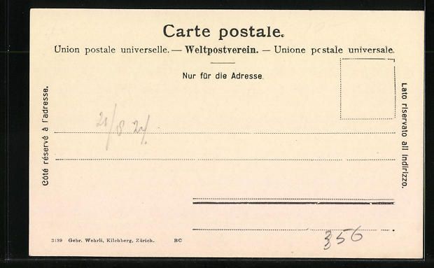 Cartoline postali: Innertkirchen, Strasse mit Holzhäusern – Usato da Berlin venduto da bartko-reher 1