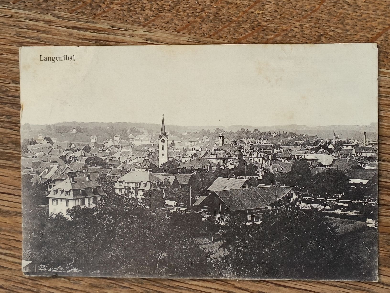 Cartoline postali: Alte PK / Langenthal - Gelaufen 1925 – Usato da Brugg AG venduto da Ente015