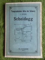 Top.Atlas der Schweiz, 1 : 50 000 Scheidegg, 1922