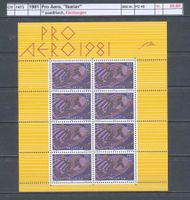1981 Pro Aero, "Ikarier" - Kleinbogen, ** postfrisch