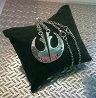 Neue  Star Wars Kette mit Rebel Patch Doppelkette