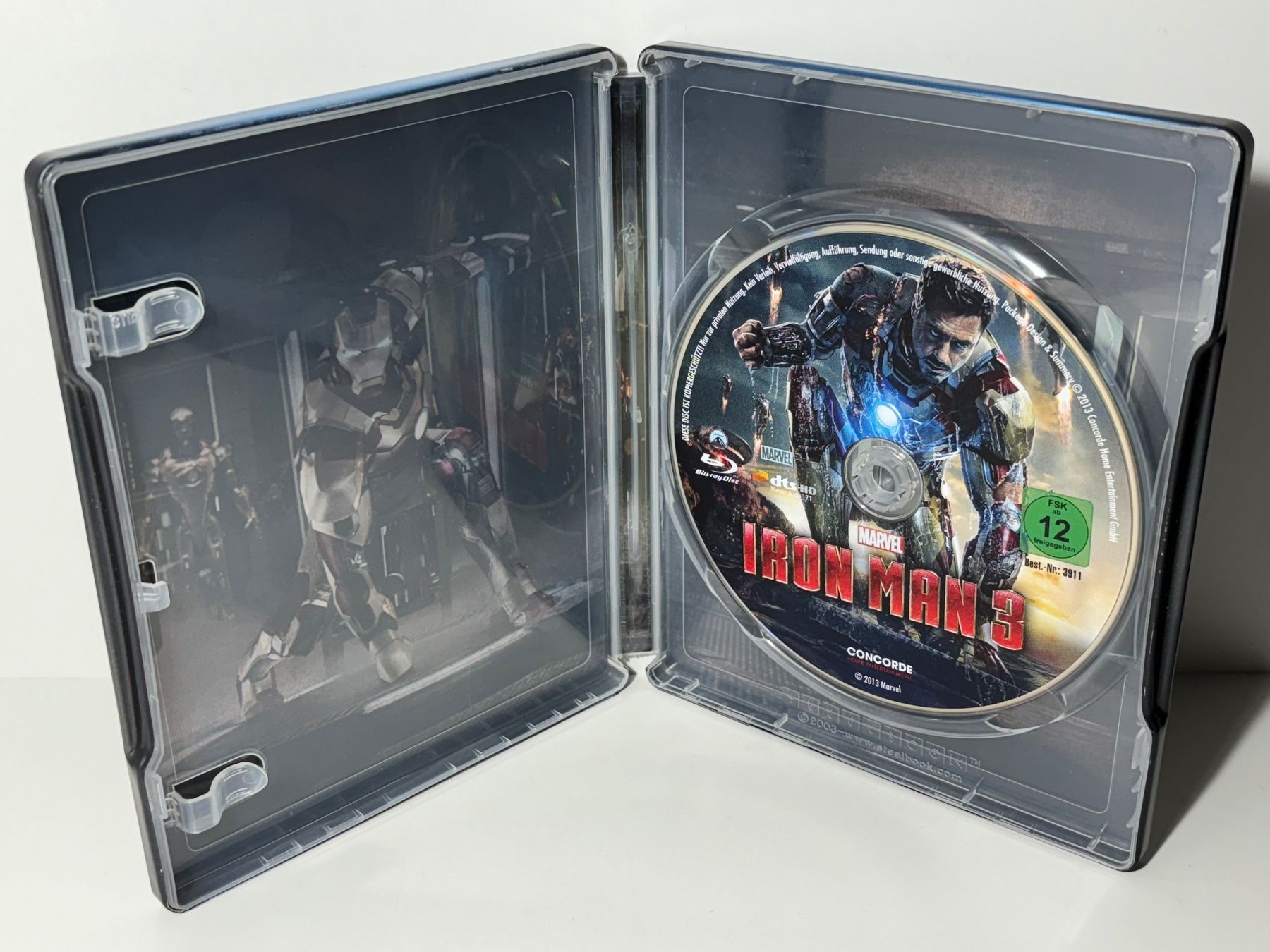 Alle DVDs: Iron Man 3  Blu Ray Steelbook – Gebraucht aus Wilderswil von Sstriker 2