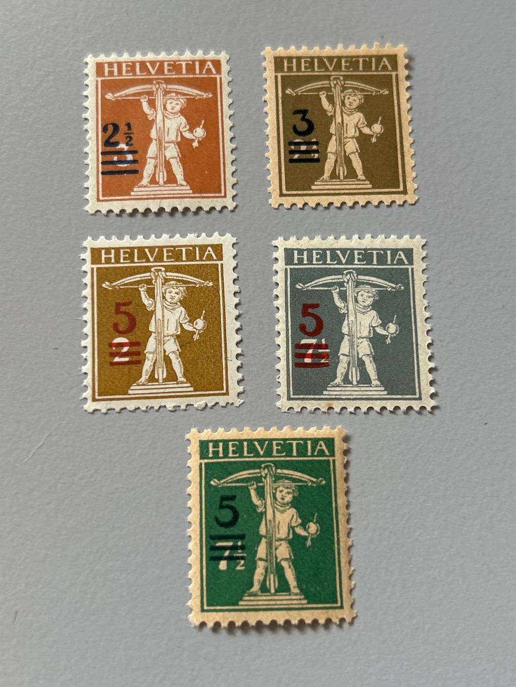 Tutti i francobolli: Briefmarke - Schweiz - von 1930 - postfrisch – Nuovo (secondo la descrizione) da Villnachern venduto da RicardoMary