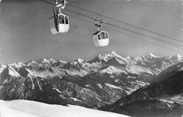 Crans  Sierre  Bella Lui Gondelbahn