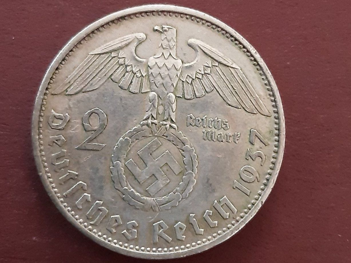 Edelmetalle: Deut.Reich, 2 Mark 1937, Erh.s.scan – Gebraucht aus Caslano von Enrico15