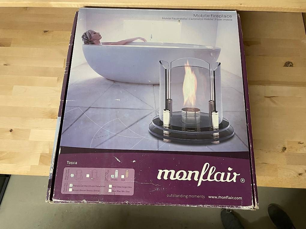 Lampade: Monflair Mobile Fireplace – Nuovo e nell'imballaggio originale da Tobel venduto da rob_95