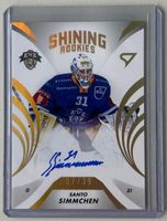 EV Zug Shining Rookies Signature Santo Simmchen 07/39
