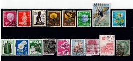 Briefmarken 17x Japan