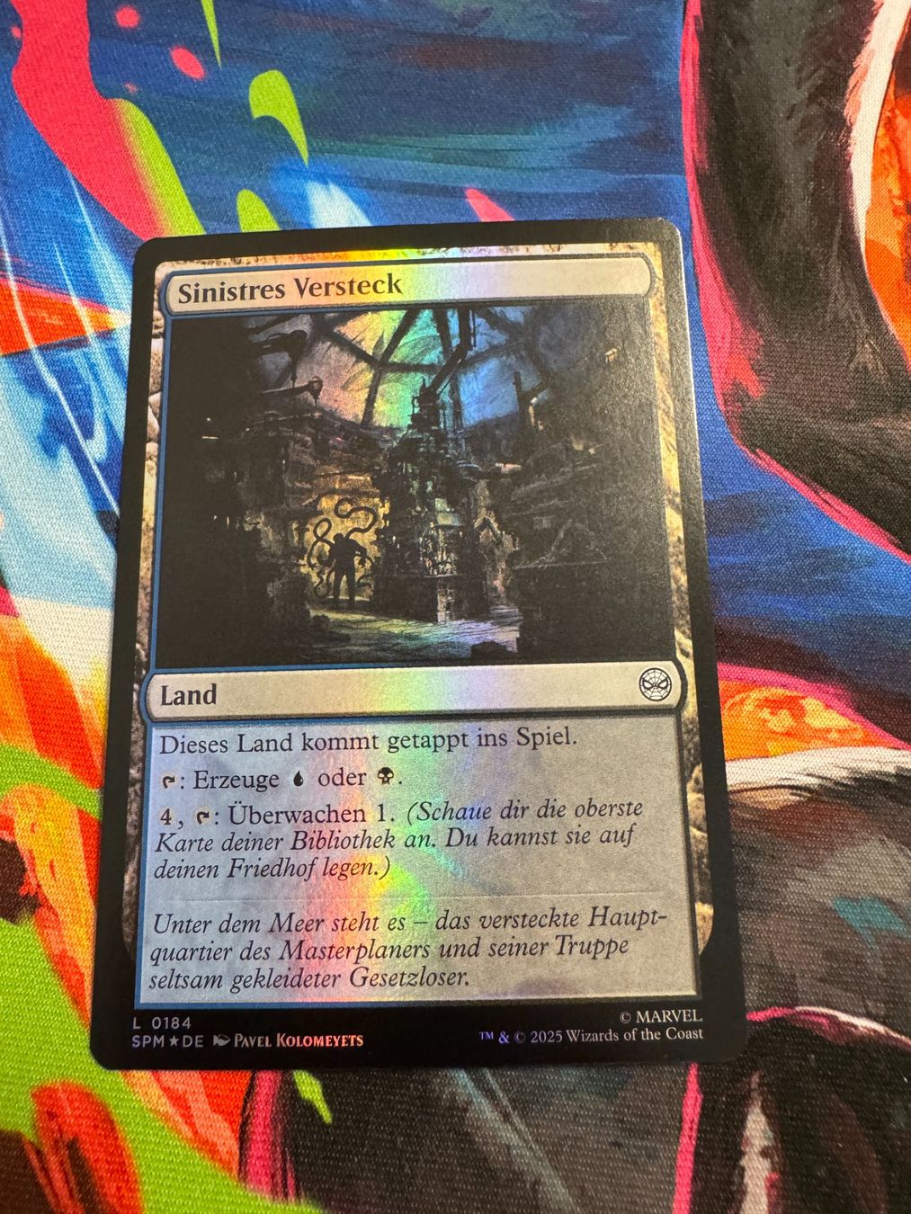 Magic The Gathering Carte collezionabili: Sinistres Versteck - Foil - Marvel's Spider-Man - Magic – Nuovo (secondo la descrizione) da Bülach venduto da Pfrenzel