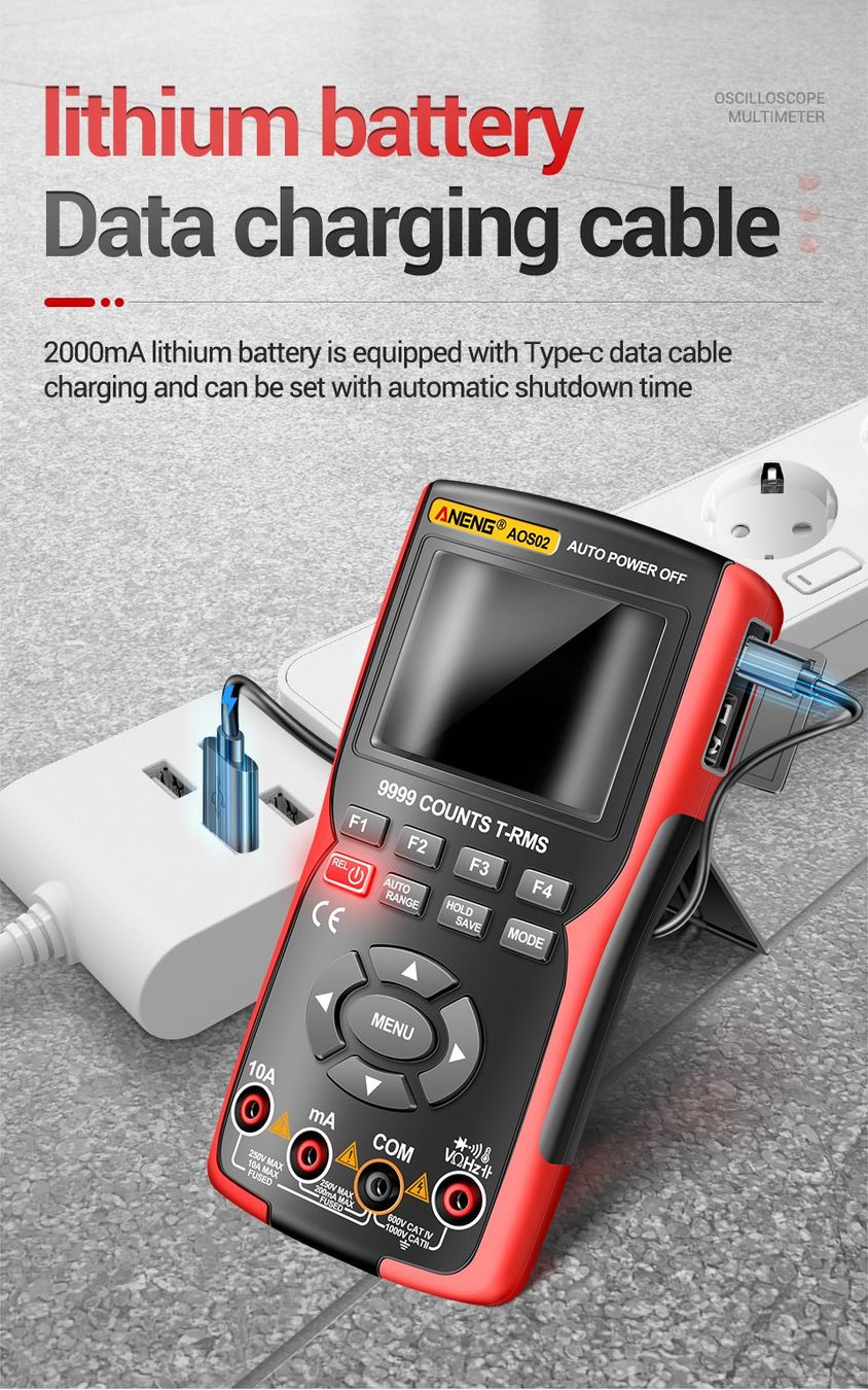 Misurare: Digitaler oszilloskop transistor test multimeter – Nuovo e nell'imballaggio originale da Genève venduto da Top-Trend 5