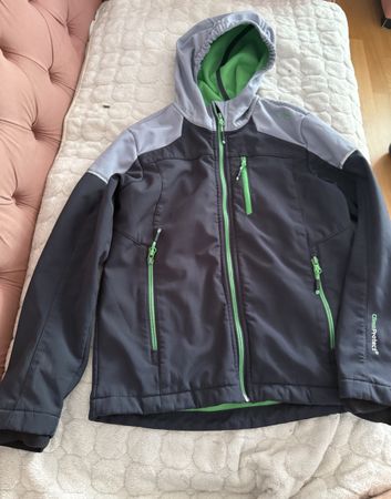 Kinderjacke CMP Softshelljacke Gr. 152 – Grau/Grün