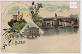 Gruss aus Olten - Litho 1901
