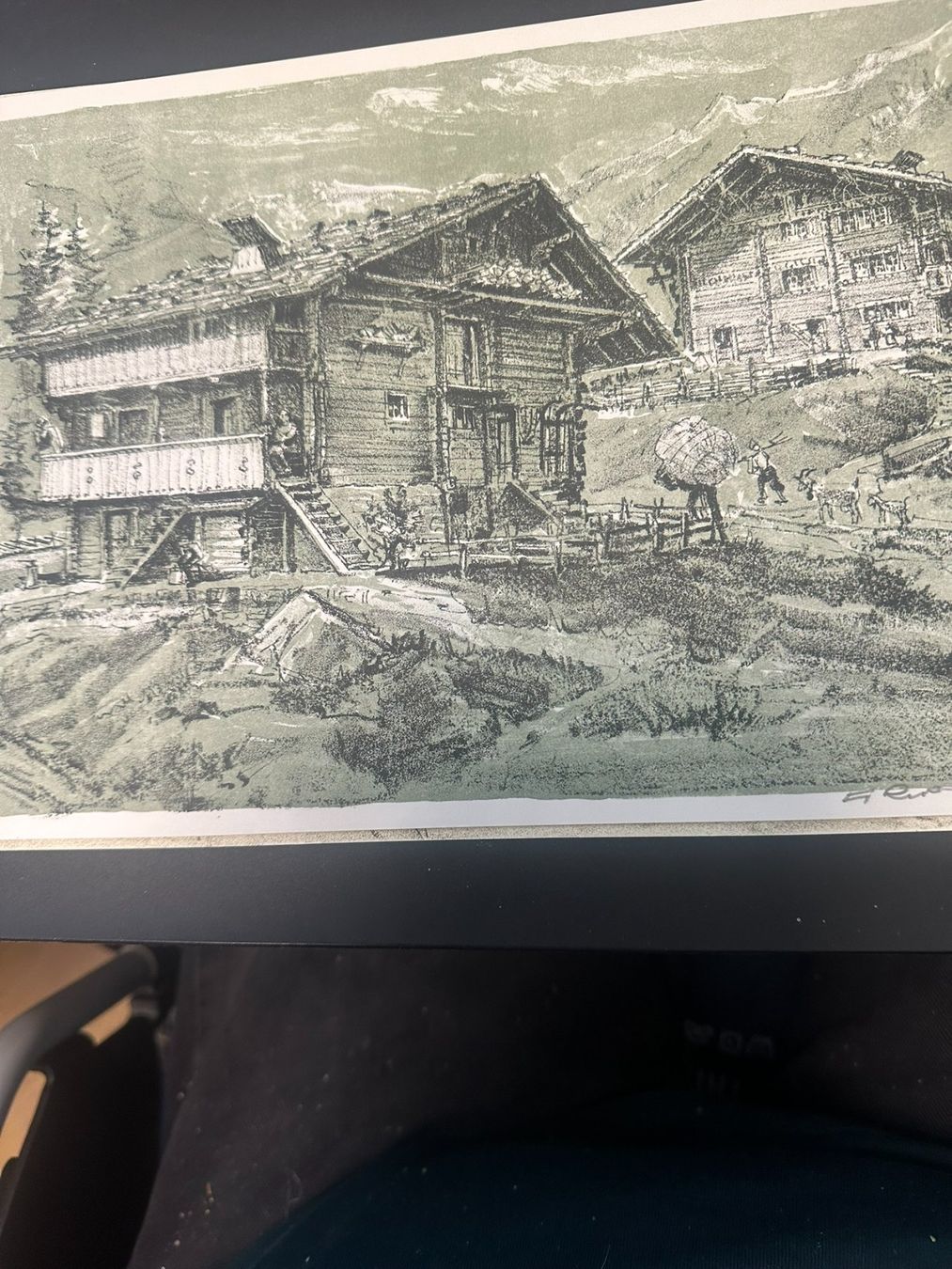 Grafica & Litografie: Ballenberg, Lithografie Gustav Ritschard – Usato da Lyssach venduto da Zsag