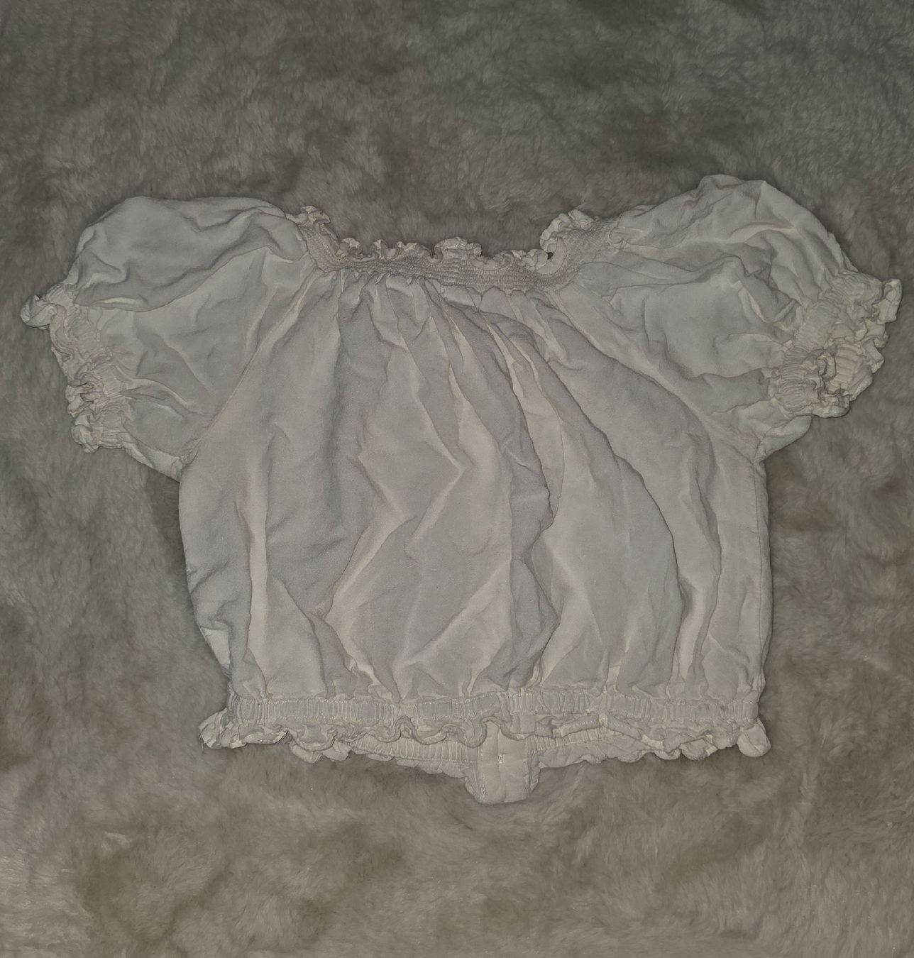 Camicette: Süsse weisse Bluse, Grösse S – Nuovo (secondo la descrizione) da Wetzikon ZH venduto da secondhandsfashion 1