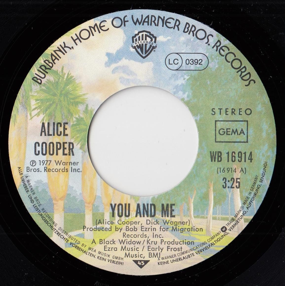 Schallplatten: Alice Cooper Vinyl Single von 1977 – Gebraucht aus Volketswil von Abcrecords 2
