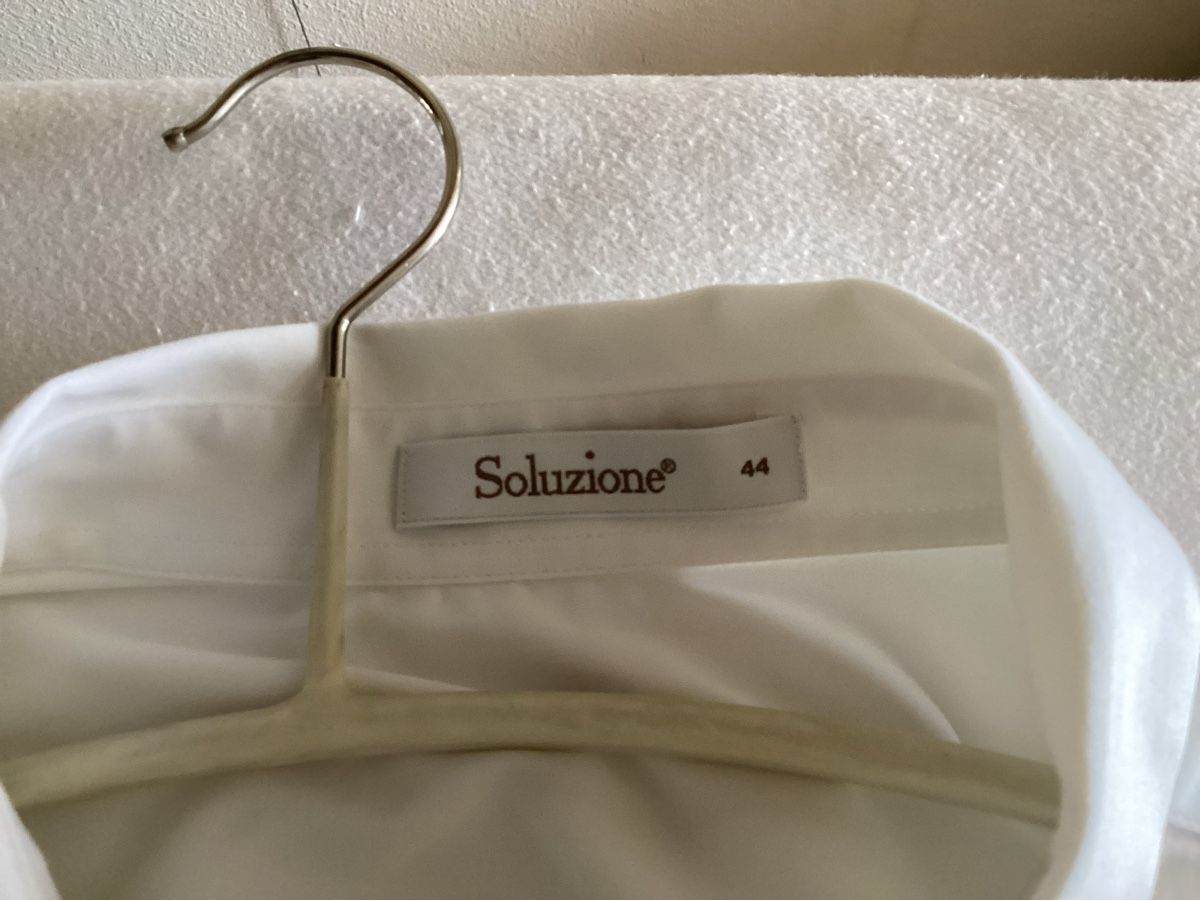 Camicette: Bluse von Soluzione, weiss, Grösse 44 – Nuovo (secondo la descrizione) da Basel venduto da Viktoria1958 2