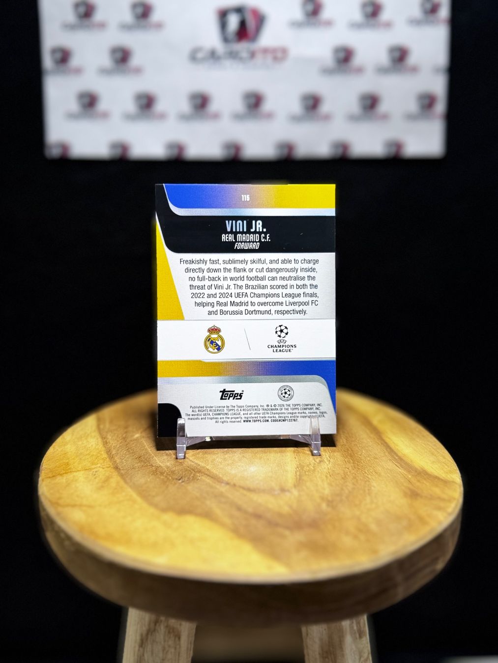 Topps Sammelbilder & Trading cards: 2025-26 Topps Flagship UCC Vini Jr.  /75 – Gebraucht aus Reconvilier von Cardito 1