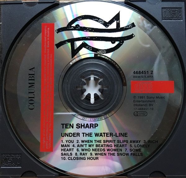CD: TEN SHARP - Under The Water Line (1991) – Usato da Choëx venduto da Domo72 2