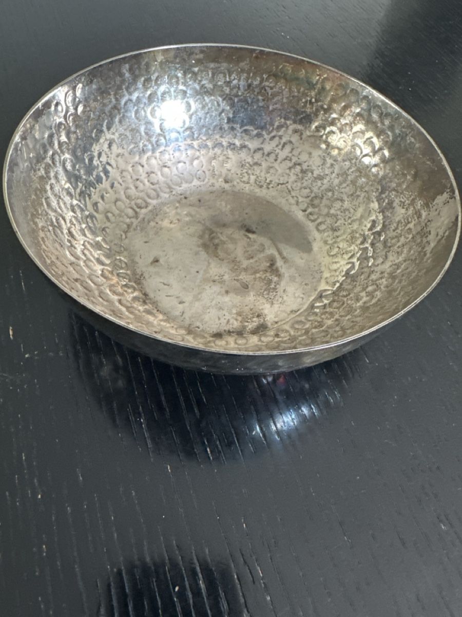 Tutte le decorazioni: Vintage Metall Schale, Hammerschlag Optik Deko – Usato da Kilchberg ZH venduto da Seb92