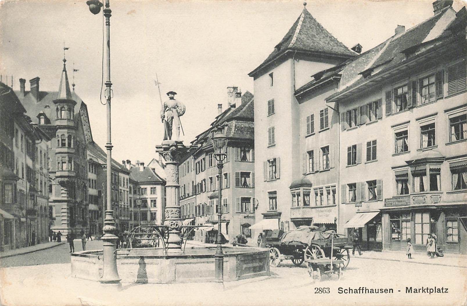 Cartes postales: Schaffhausen Marktplatz – D'occasion à Biasca par Blenio71