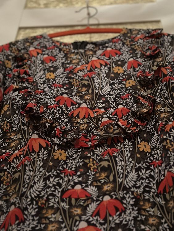 TOPSHOP georgette floral dress 7